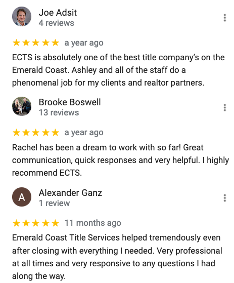 Real Estate Attorney - Emerald Coast Title Services